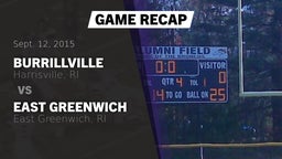 Recap: Burrillville  vs. East Greenwich  2015