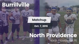 Matchup: Burrillville High vs. North Providence  2016