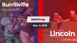 Matchup: Burrillville High vs. Lincoln  2016