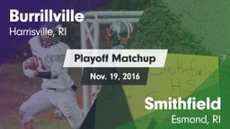 Matchup: Burrillville High vs. Smithfield  2016