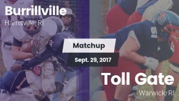 Matchup: Burrillville High vs. Toll Gate  2017