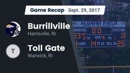 Recap: Burrillville  vs. Toll Gate  2017