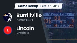 Recap: Burrillville  vs. Lincoln  2017