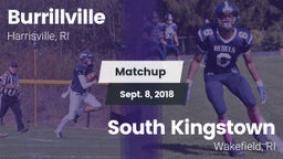 Matchup: Burrillville High vs. South Kingstown  2018