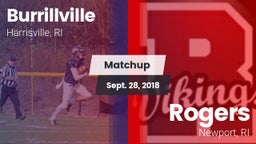 Matchup: Burrillville High vs. Rogers  2018