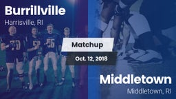 Matchup: Burrillville High vs. Middletown  2018
