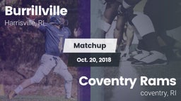 Matchup: Burrillville High vs. Coventry Rams 2018