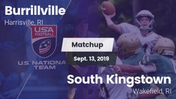 Matchup: Burrillville High vs. South Kingstown  2019