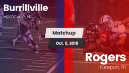 Matchup: Burrillville High vs. Rogers  2019