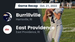 Recap: Burrillville  vs. East Providence  2022