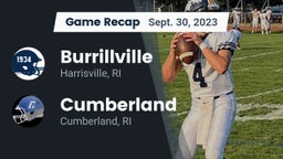 Recap: Burrillville  vs. Cumberland  2023