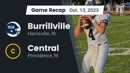 Recap: Burrillville  vs. Central  2023