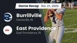 Recap: Burrillville  vs. East Providence  2023
