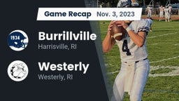 Recap: Burrillville  vs. Westerly  2023