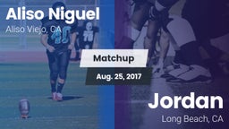 Matchup: Aliso Niguel High vs. Jordan  2017