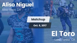 Matchup: Aliso Niguel High vs. El Toro  2017