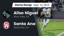 Recap: Aliso Niguel  vs. Santa Ana  2019