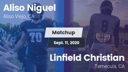 Matchup: Aliso Niguel High vs. Linfield Christian  2020
