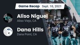 Recap: Aliso Niguel  vs. Dana Hills  2021