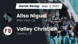 Recap: Aliso Niguel  vs. Valley Christian  2022