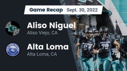Recap: Aliso Niguel  vs. Alta Loma  2022