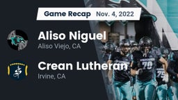 Recap: Aliso Niguel  vs. Crean Lutheran  2022