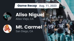 Recap: Aliso Niguel  vs. Mt. Carmel  2023