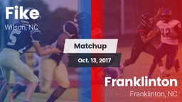 Matchup: Fike  vs. Franklinton  2017