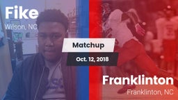 Matchup: Fike  vs. Franklinton  2018