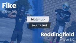 Matchup: Fike  vs. Beddingfield  2019