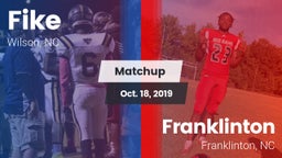 Matchup: Fike  vs. Franklinton  2019