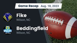 Recap: Fike  vs. Beddingfield  2023