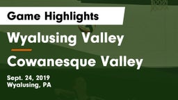 Wyalusing Valley  vs Cowanesque Valley Game Highlights - Sept. 24, 2019