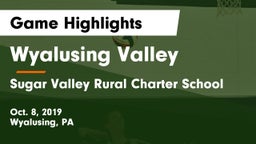Wyalusing Valley  vs Sugar Valley Rural Charter School Game Highlights - Oct. 8, 2019