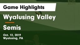 Wyalusing Valley  vs Semis Game Highlights - Oct. 12, 2019