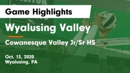 Wyalusing Valley  vs Cowanesque Valley Jr/Sr HS Game Highlights - Oct. 13, 2020