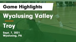 Wyalusing Valley  vs Troy  Game Highlights - Sept. 7, 2021
