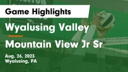 Wyalusing Valley  vs Mountain View Jr Sr  Game Highlights - Aug. 26, 2023