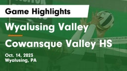 Wyalusing Valley  vs Cowansque Valley HS Game Highlights - Oct. 14, 2023
