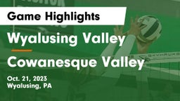 Wyalusing Valley  vs Cowanesque Valley Game Highlights - Oct. 21, 2023