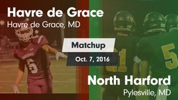 Matchup: Havre de Grace High vs. North Harford  2016