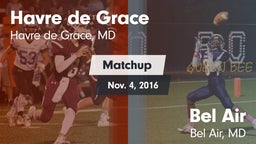 Matchup: Havre de Grace High vs. Bel Air  2016