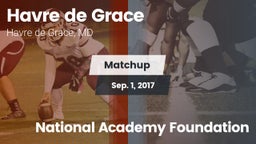 Matchup: Havre de Grace High vs. National Academy Foundation 2017