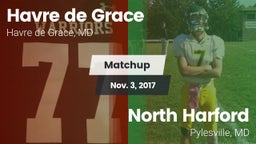 Matchup: Havre de Grace High vs. North Harford  2017