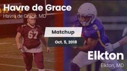 Matchup: Havre de Grace High vs. Elkton  2018