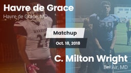 Matchup: Havre de Grace High vs. C. Milton Wright  2018