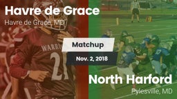 Matchup: Havre de Grace High vs. North Harford  2018