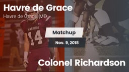 Matchup: Havre de Grace High vs. Colonel Richardson 2018
