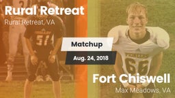 Matchup: Rural Retreat High vs. Fort Chiswell  2018