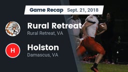 Recap: Rural Retreat  vs. Holston  2018